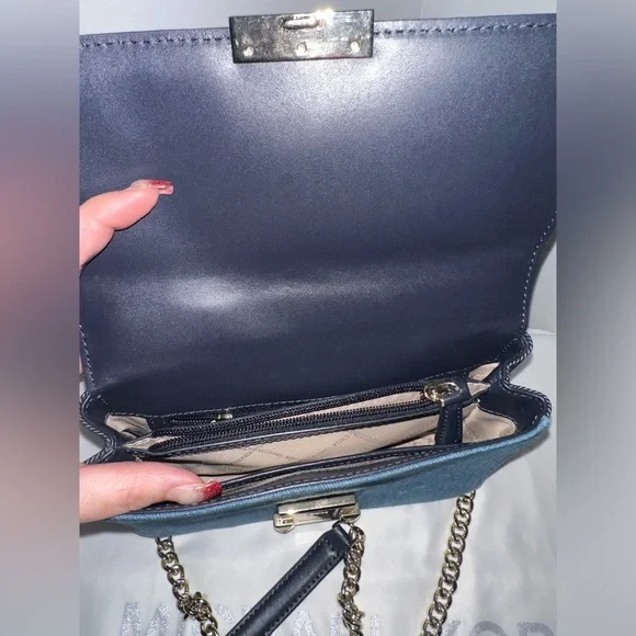 Michael Kors Sloan Small Denim crossbody! - Picture 7 of 9